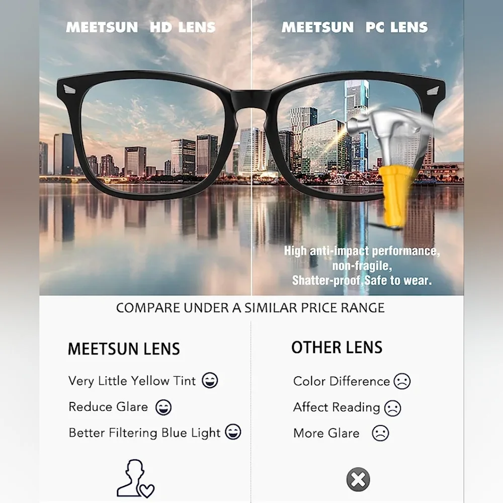 Meetsun Blue Light Blocking Glasses